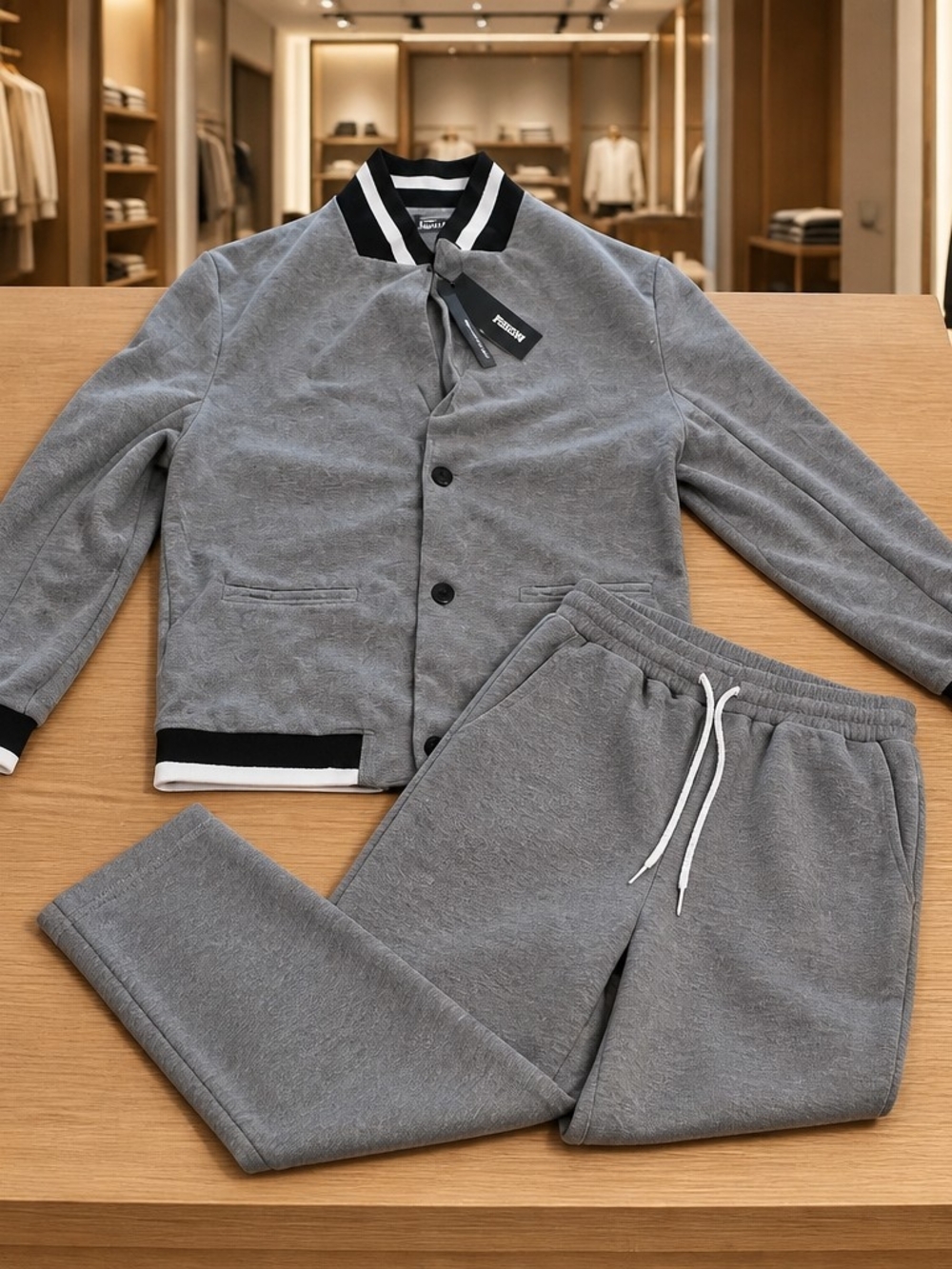 COOFANDY Men's Tracksuit 2 Piece Set Sweatsuits Athletic Jogging Size L